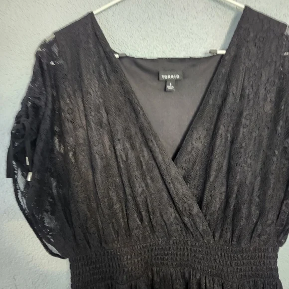 Torrid Black Lace Maxi Dress - Picture 4 of 4